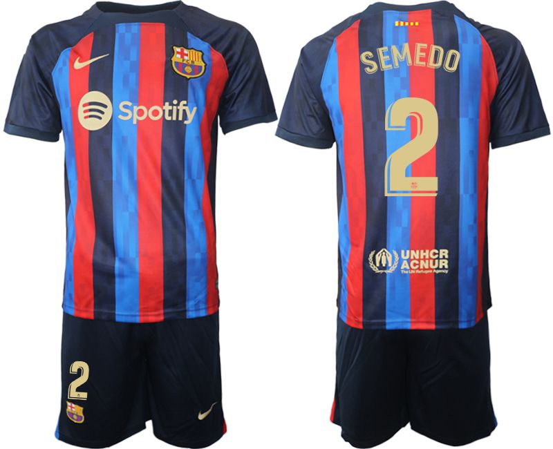 Men 2022-2023 Club Barcelona home blue #2 Soccer Jersey